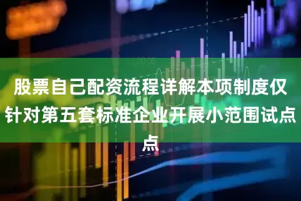 股票自己配资流程详解本项制度仅针对第五套标准企业开展小范围试点